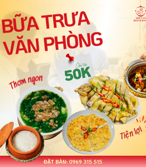 Cơm văn ph&ograve;ng Thủ Đức ngon, gi&aacute; rẻ, giao tận nơi - Cơm Ni&ecirc;u Mộc Lan